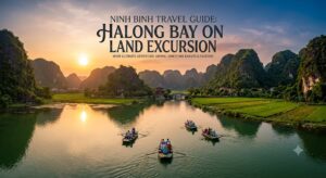 Ninh Binh Trang An riverboat tour and limestone scenery in Northern Vietnam