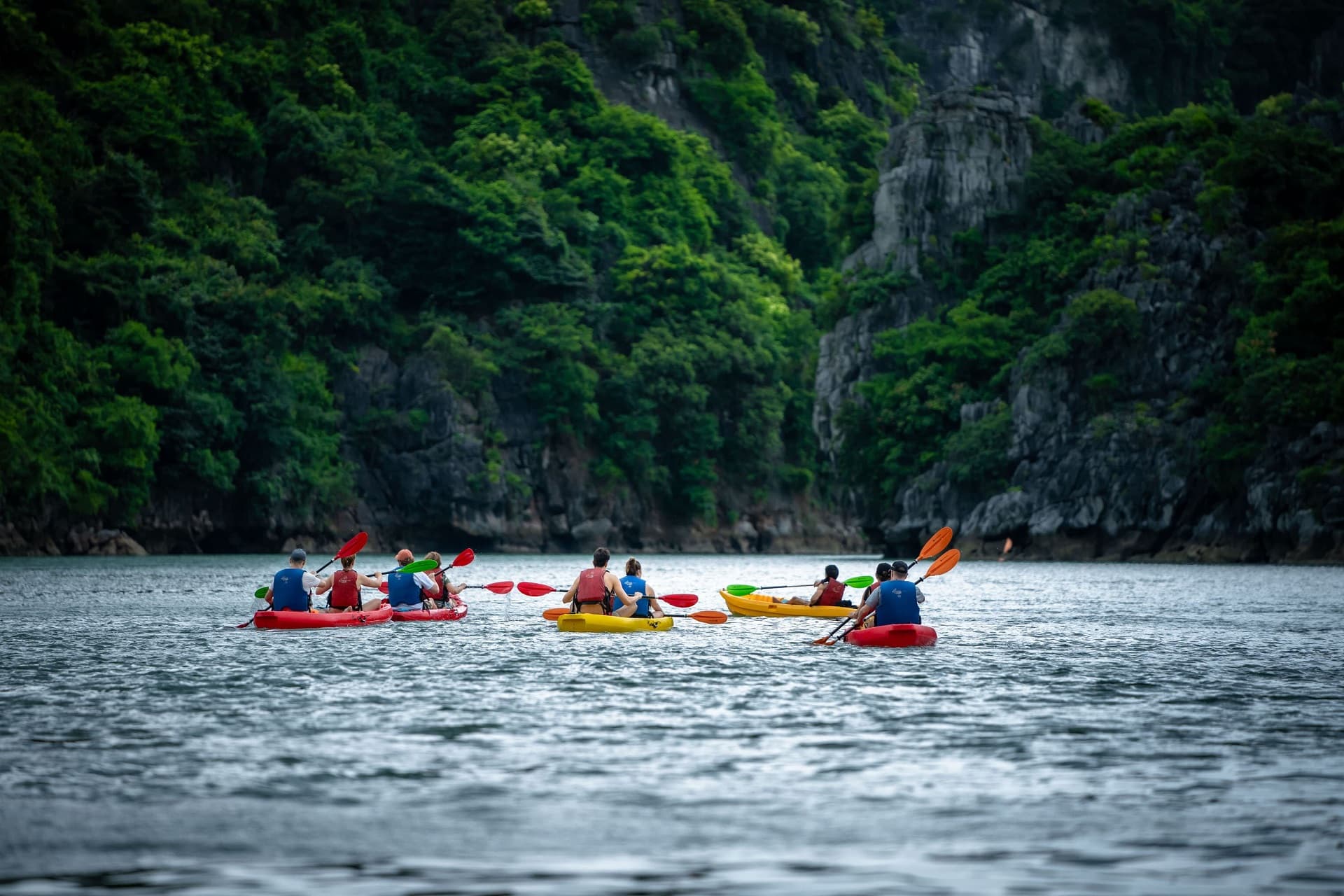 Kayaking adventure on Lan Ha Bay